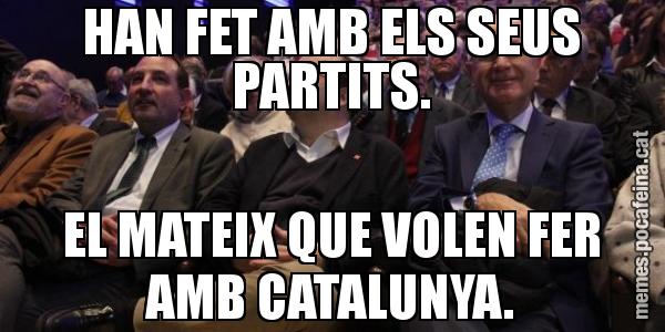 HAN FET AMB ELS SEUS PARTITS. EL MATEIX QUE VOLEN FER AMB CATALUNYA.