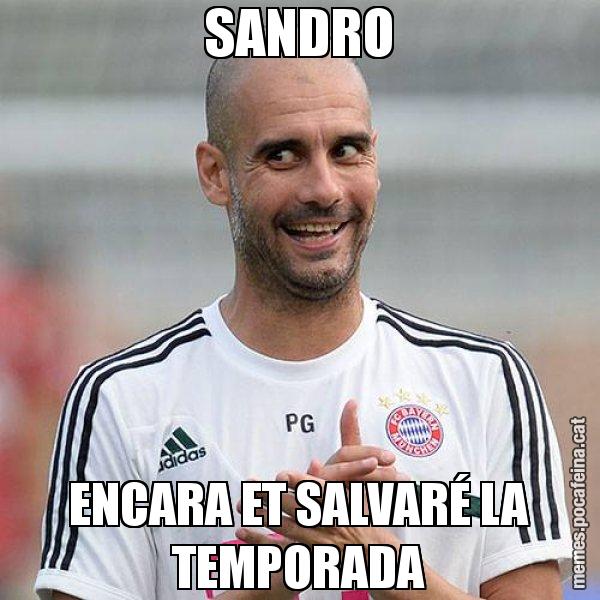 SANDRO ENCARA ET SALVARÉ LA TEMPORADA - Guardiola Boig