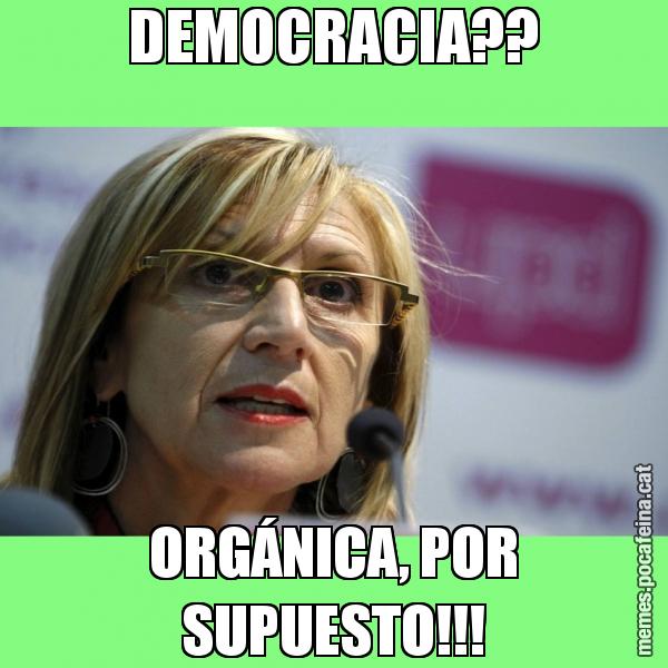 DEMOCRACIA?? ORGÁNICA, POR SUPUESTO!!!