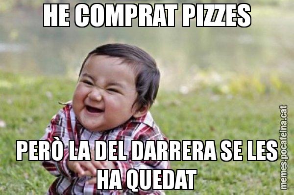 HE COMPRAT PIZZES PERÒ LA DEL DARRERA SE LES HA QUEDAT - El diabòlic nen asiàtic