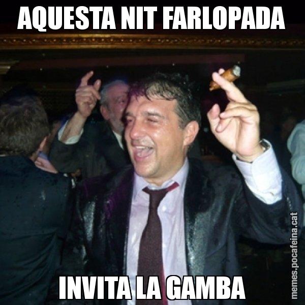 AQUESTA NIT FARLOPADA INVITA LA GAMBA - Laporta de Festa