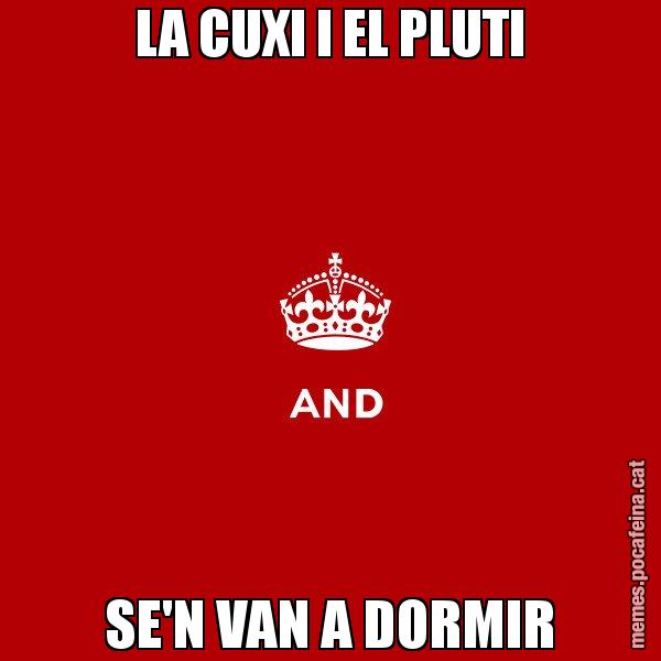 LA CUXI I EL PLUTI SE'N VAN A DORMIR - Keep