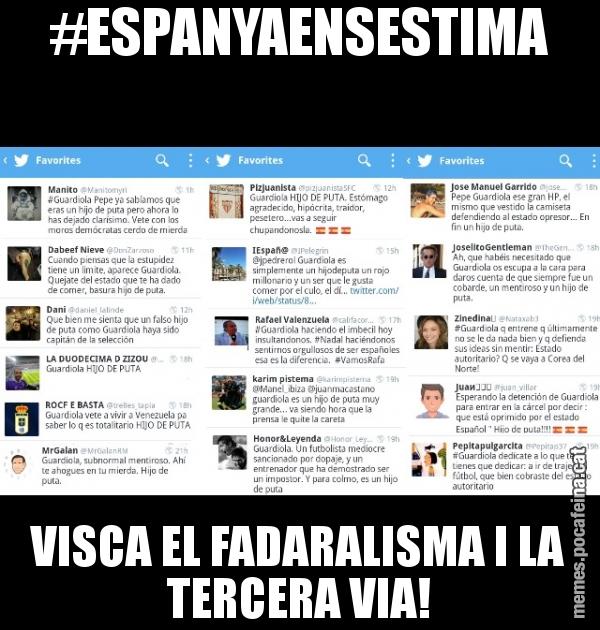 #ESPANYAENSESTIMA VISCA EL FADARALISMA I LA TERCERA VIA!