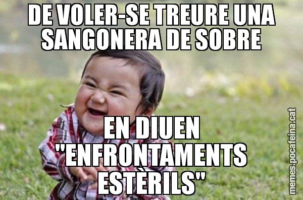 DE VOLER-SE TREURE UNA SANGONERA DE SOBRE EN DIUEN "ENFRONTAMENTS ESTÈRILS" - El diabòlic nen asiàtic
