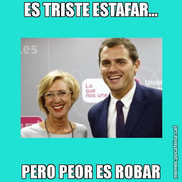 ES TRISTE ESTAFAR... PERO PEOR ES ROBAR