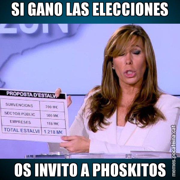 SI GANO LAS ELECCIONES OS INVITO A PHOSKITOS - Alícia Paper i Suma