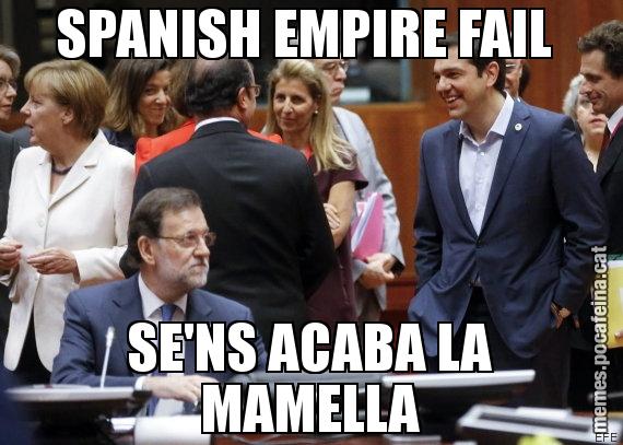 SPANISH EMPIRE FAIL  SE'NS ACABA LA MAMELLA