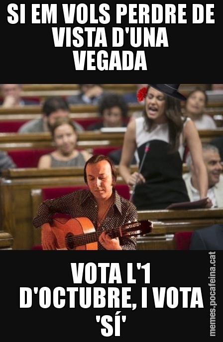 SI EM VOLS PERDRE DE VISTA D'UNA VEGADA VOTA L'1 D'OCTUBRE, I VOTA 'SÍ'