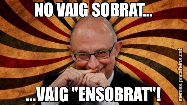 NO VAIG SOBRAT... ...VAIG "ENSOBRAT"!