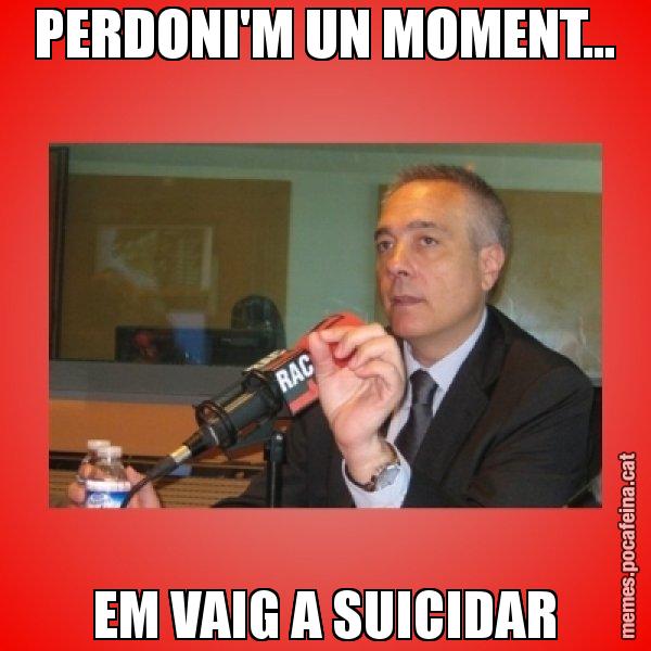 PERDONI'M UN MOMENT... EM VAIG A SUICIDAR - Pere Navarro Titoleta