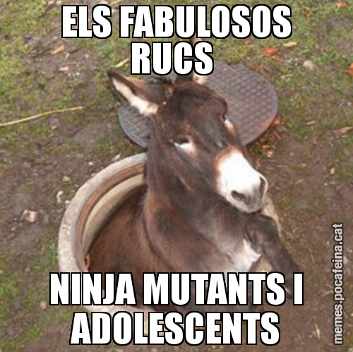 ELS FABULOSOS RUCS  NINJA MUTANTS I ADOLESCENTS