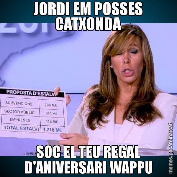 JORDI EM POSSES CATXONDA SOC EL TEU REGAL D'ANIVERSARI WAPPU - Alícia Paper i Suma