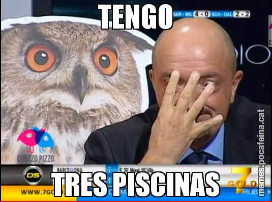 TENGO TRES PISCINAS