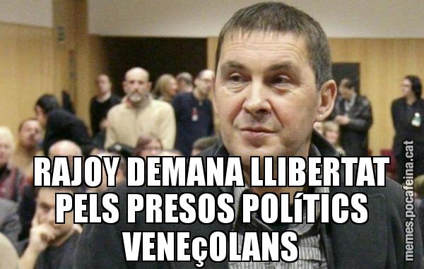 RAJOY DEMANA LLIBERTAT PELS PRESOS POLíTICS VENEçOLANS