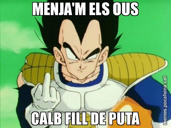 MENJA'M ELS OUS CALB FILL DE PUTA - Vegeta