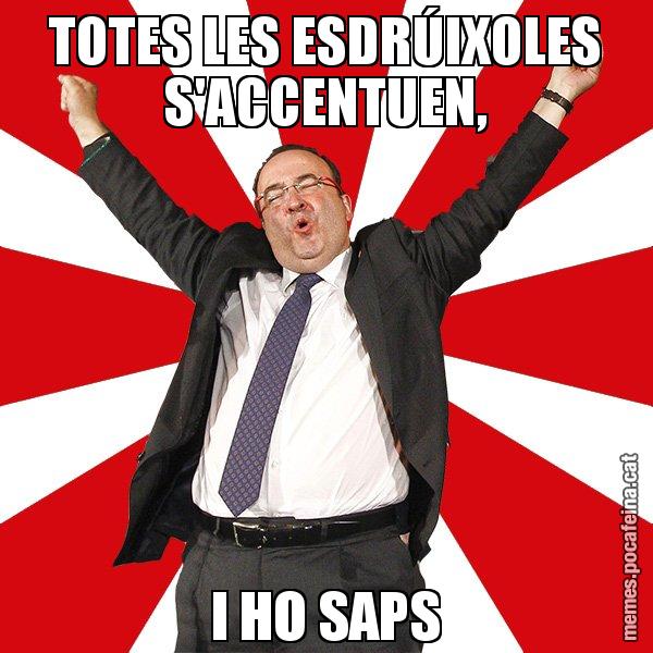 TOTES LES ESDRÚIXOLES S'ACCENTUEN, I HO SAPS - Miquel Iceta - 27S