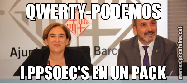 QWERTY-PODEMOS I PPSOEC'S EN UN PACK