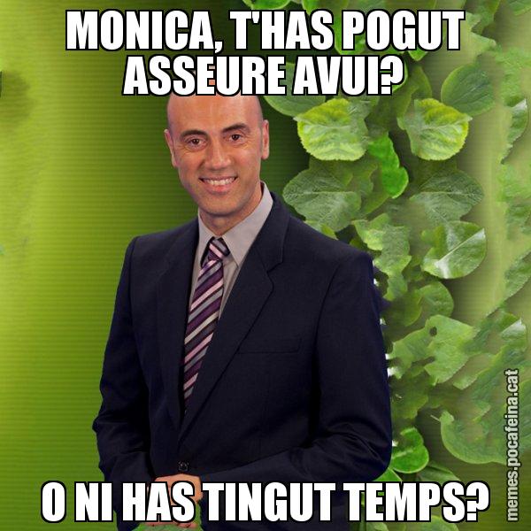 MONICA, T'HAS POGUT ASSEURE AVUI? O NI HAS TINGUT TEMPS? - Tomàs Molina