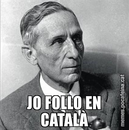 JO FOLLO EN CATALÀ