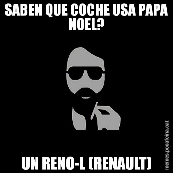 SABEN QUE COCHE USA PAPA NOEL? UN RENO-L (RENAULT) - Eugenio