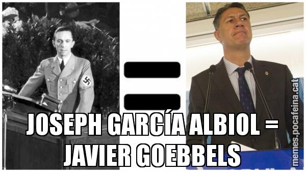 JOSEPH GARCÍA ALBIOL = JAVIER GOEBBELS