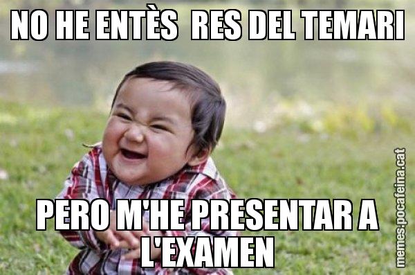 NO HE ENTÈS  RES DEL TEMARI PERO M'HE PRESENTAR A L'EXAMEN - El diabòlic nen asiàtic