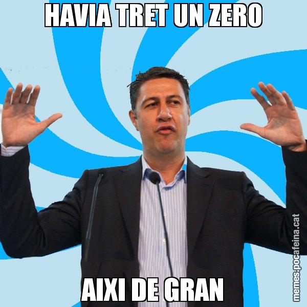 HAVIA TRET UN ZERO AIXI DE GRAN - Xavier García Albiol - 27S