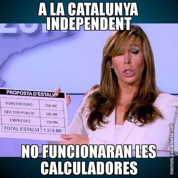 A LA CATALUNYA INDEPENDENT NO FUNCIONARAN LES CALCULADORES - Alícia Paper i Suma