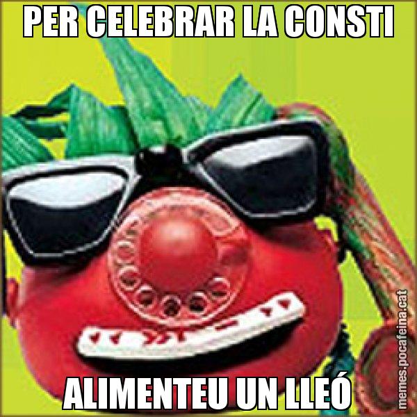 PER CELEBRAR LA CONSTI ALIMENTEU UN LLEÓ - Tomàtic