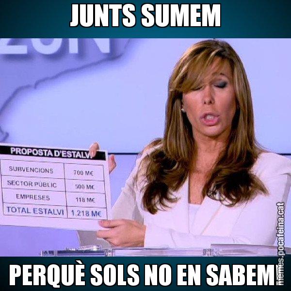 JUNTS SUMEM PERQUÈ SOLS NO EN SABEM! - Alícia Paper i Suma