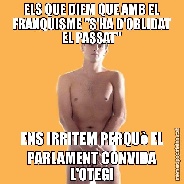 ELS QUE DIEM QUE AMB EL FRANQUISME "S'HA D'OBLIDAT EL PASSAT" ENS IRRITEM PERQUè EL PARLAMENT CONVIDA L'OTEGI - Albert Rivera
