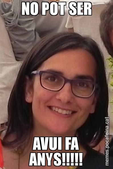 NO POT SER AVUI FA ANYS!!!!!