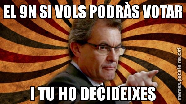 EL 9N SI VOLS PODRÀS VOTAR I TU HO DECIDEIXES