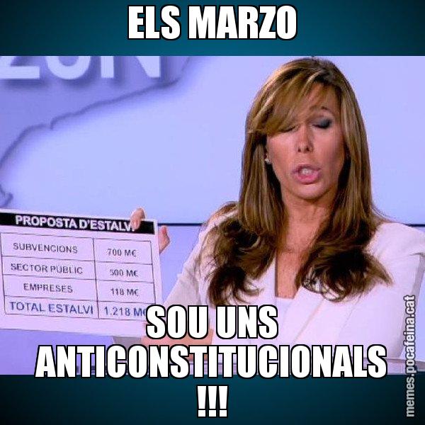 ELS MARZO SOU UNS ANTICONSTITUCIONALS !!! - Alícia Paper i Suma
