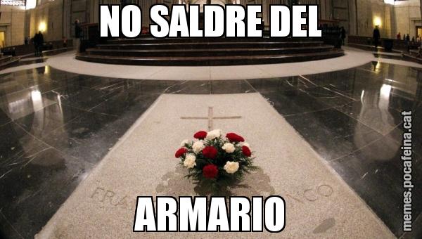 NO SALDRE DEL ARMARIO