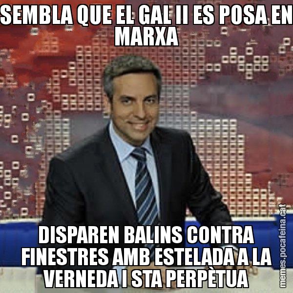 SEMBLA QUE EL GAL II ES POSA EN MARXA DISPAREN BALINS CONTRA FINESTRES AMB ESTELADA A LA VERNEDA I STA PERPÈTUA - Trollicer