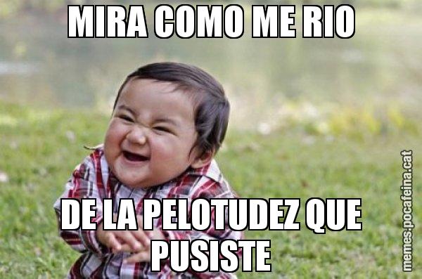 MIRA COMO ME RIO DE LA PELOTUDEZ QUE PUSISTE - El diabòlic nen asiàtic