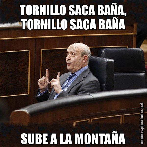 TORNILLO SACA BAÑA, TORNILLO SACA BAÑA SUBE A LA MONTAÑA - Ministre Wert
