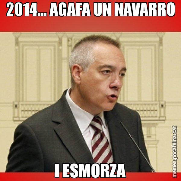 2014... AGAFA UN NAVARRO I ESMORZA - Pere Navarro