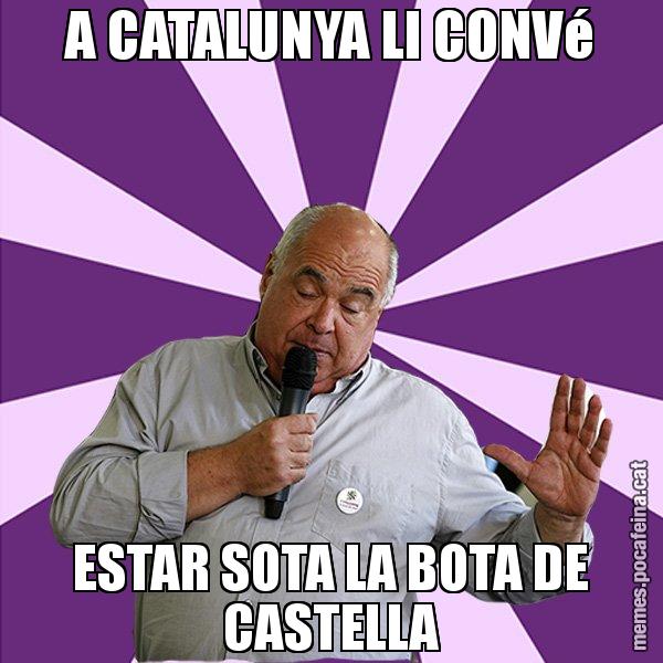 A CATALUNYA LI CONVé ESTAR SOTA LA BOTA DE CASTELLA - Lluís Rabell - 27S