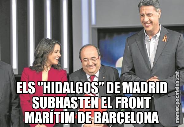 ELS "HIDALGOS" DE MADRID SUBHASTEN EL FRONT MARÍTIM DE BARCELONA