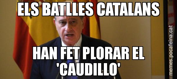 ELS BATLLES CATALANS HAN FET PLORAR EL 'CAUDILLO'