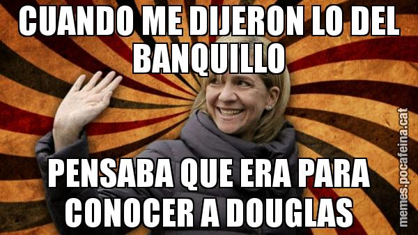 CUANDO ME DIJERON LO DEL BANQUILLO PENSABA QUE ERA PARA CONOCER A DOUGLAS