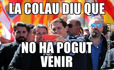 LA COLAU DIU QUE NO HA POGUT VENIR