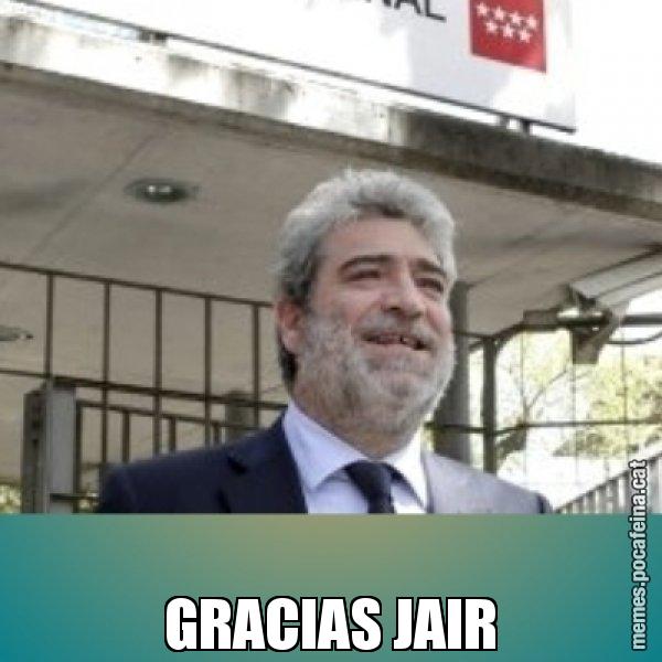 GRACIAS JAIR - Miguel Ángel Rodríguez Bajón