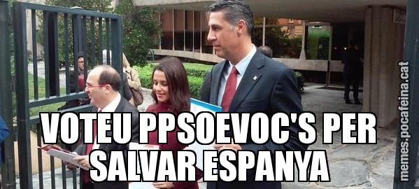 VOTEU PPSOEVOC'S PER SALVAR ESPANYA