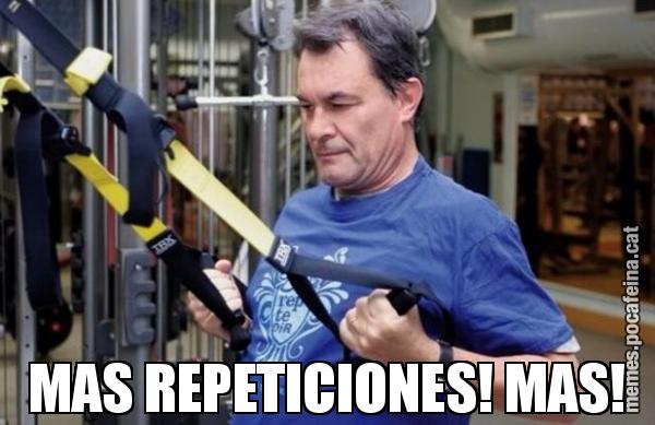 MAS REPETICIONES! MAS!