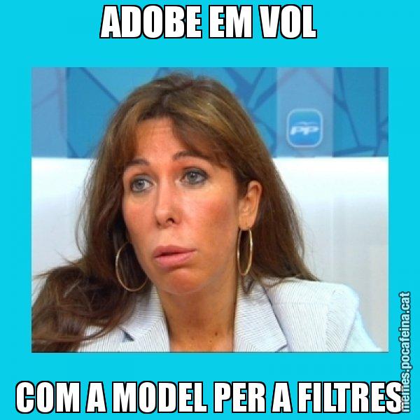 ADOBE EM VOL COM A MODEL PER A FILTRES - Alícia Sánchez Camacho