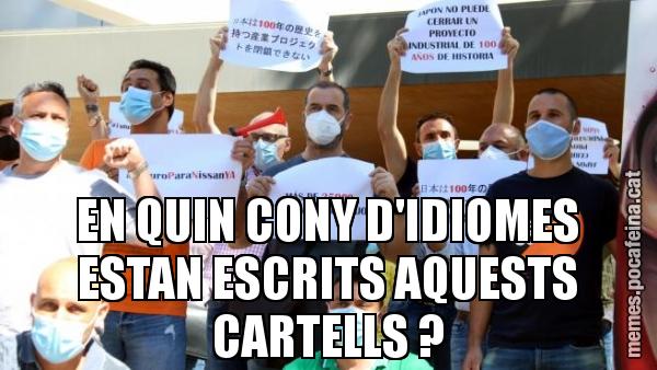 EN QUIN CONY D'IDIOMES ESTAN ESCRITS AQUESTS CARTELLS ?