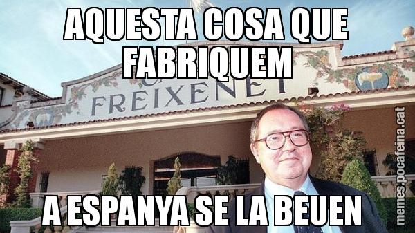 AQUESTA COSA QUE FABRIQUEM A ESPANYA SE LA BEUEN